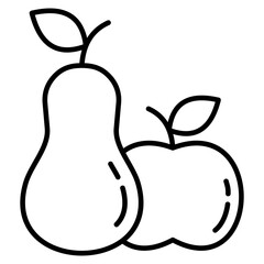 Fruits Outline Icon