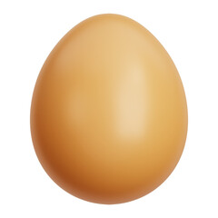 Realistic Brown Egg