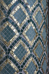 Opulent Art Nouveau Belle Époque design inside thermal suite relaxation spa wellness area on...