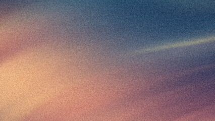 Abstract gradient background with grainy texture transitioning from yellow to blue and purple hues