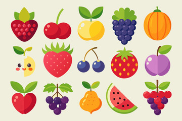 seamless background with berries
