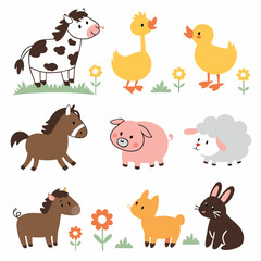farm animals set