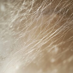 Abstract Web Texture of Delicate Fibers Creating an Ethereal Illusion of Depth and Lightness