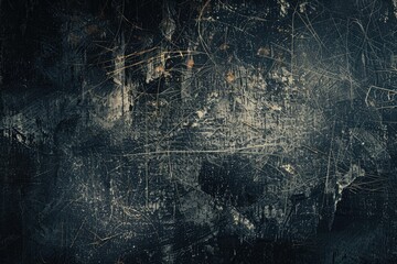 Dark Scratched Grunge Background Old Film Effect Space for Your Text or Picture Dusty Texture