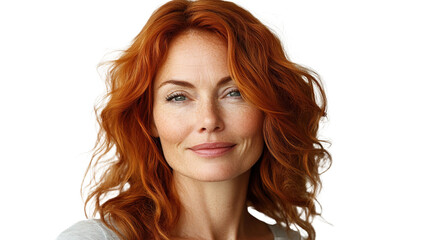 Naklejka premium smiling woman