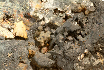 Mineral Chalcocite, Levant mine, Pendeen, St. Just, Cornwall, England