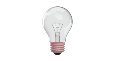 Isolated Light Bulb