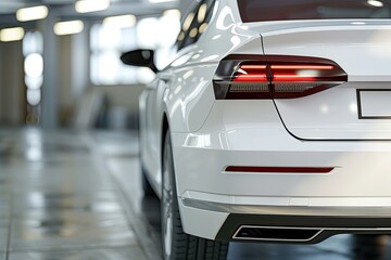 Vibrant Picture of Template Car Vehicle Sticker Mockup