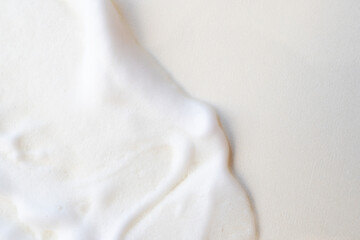 image of foam bubbles on a light background