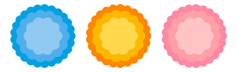 This is an illustration of a floral name tag.