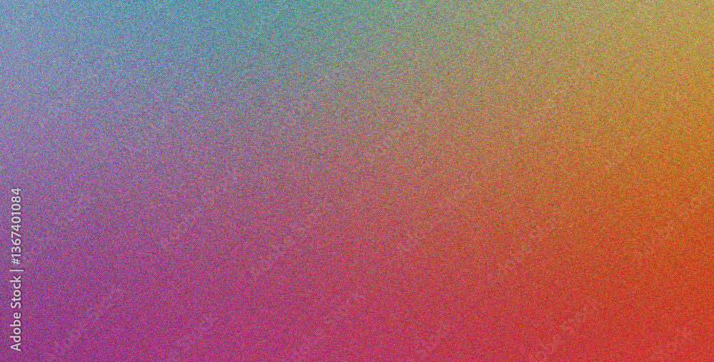 Poster yellow cyan pink gradient background featuring soft and abstract with noise effect grainy, texture, 