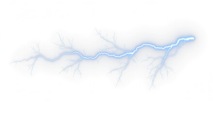 Blue lightning bolt, Lightning, electric lightning bolt strike, lightning bolt strike set. Thunderstorm or light effect on PNG and White Background