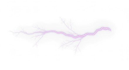 Purple and Pink lightning bolt, Lightning, electric lightning bolt strike, lightning bolt strike set. Thunderstorm or light effect on PNG and White Background