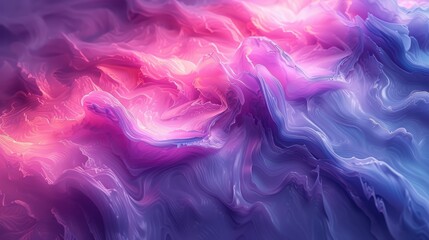 Obraz premium Vibrant Abstract Watercolor Cloud in Pink and Purple Tones.