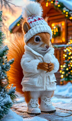 The fashionable squirrel