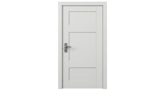 Isolated White Door Design