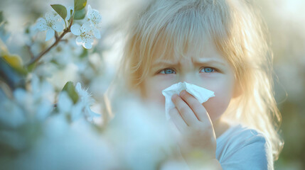 spring, pollen, pollen allergy, allergies, respiratory illness, nose, mouth, respiratory tract, snot, frown, sneeze