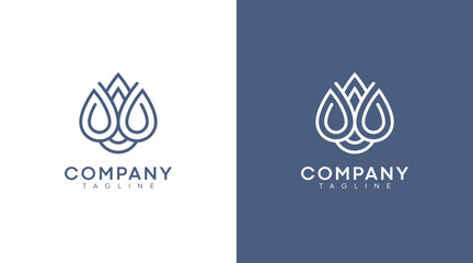Luxury logo design icon. Minimalist, luxury, royal and elegant logo vector