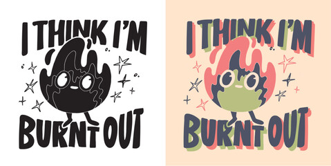 Trendy funny hand drawn doodle lettering quote. Lettering for t-shirt design, mug print, bag print, clothes fashion. 100% hand drawn vector image.