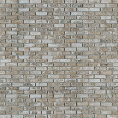 Seamless texture of light recycled clay brick wall background
