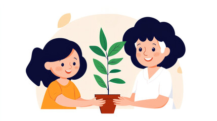 Elderly couple engaging in gardening activity demonstrating plant care techniques for health and wellness