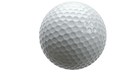 Isolated Golf Ball