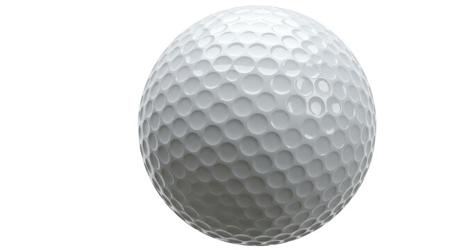 Isolated Golf Ball