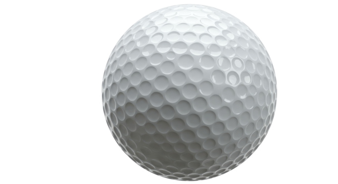 Isolated Golf Ball