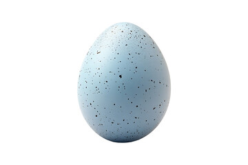 Blue egg Isolated on White and Transparent Background PNG Image.
