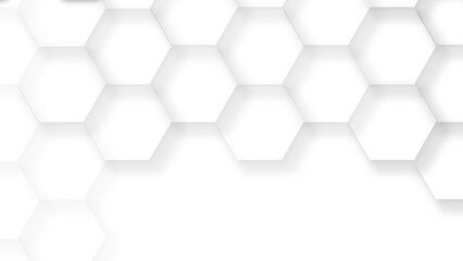  Abstract white 3d hexagon light creative digital concept vector surface tile and mosaic background . multicolor hexagon geometric honeycomb texture background. creative decorative element fabric.