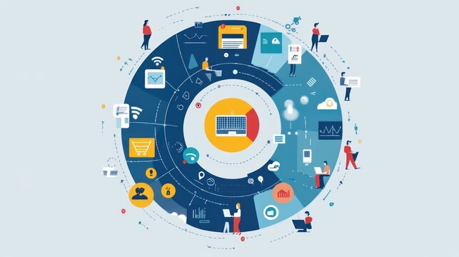 Global Network: Interconnected Systems and Collaborative Teamwork