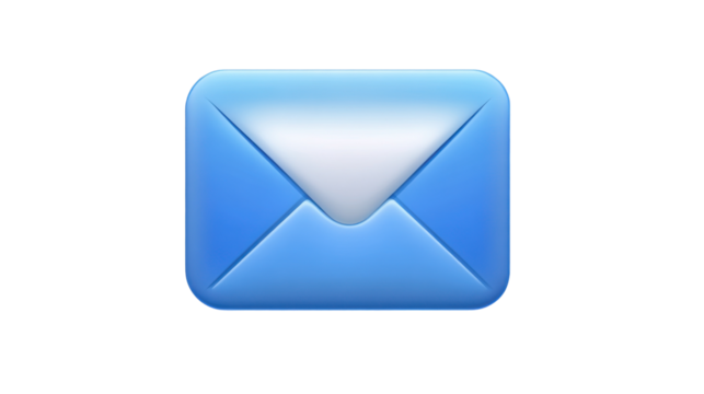 blue mail button