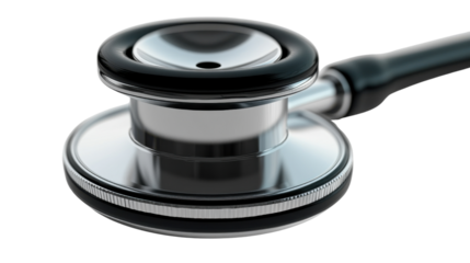 stethoscope on white background
