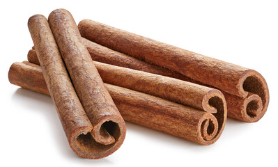 Cinnamon isolated on white background