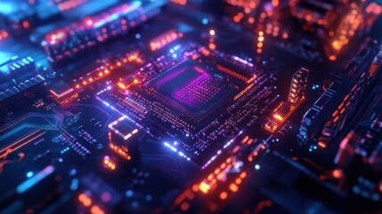 Quantum AI-driven Motherboard Processing Vast Intelligence
