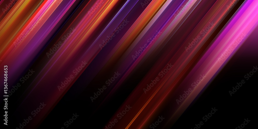 Poster rainbow background with colorful stripes, vibrant color gradients, and abstract patterns for design 