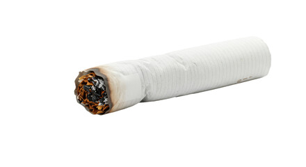 Isolated Smoldering Cigarette