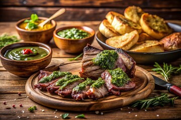 Delicious Argentinian Asado in La Plata: Grilled Meat, Chimichurri & Empanadas