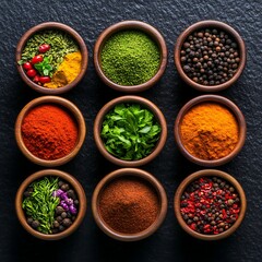 Spices, Array, Dark Stone