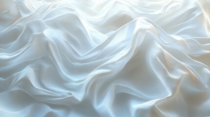 Obraz premium wrinkled transparent plastic bag texture white abstract background