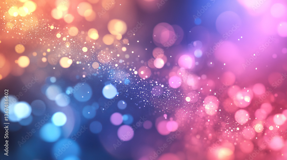 Poster abstract sparkling animated background. 3d rendering illustration. 3d illustration