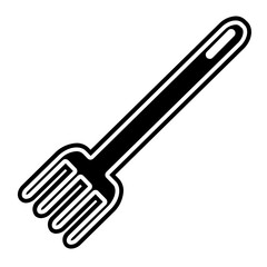 fork glyph icon