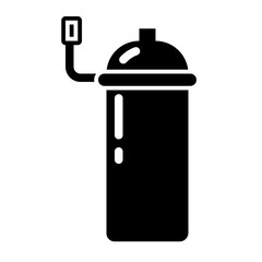 sauce bottle glyph icon