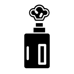 vape and liquid smoke_1 glyph icon