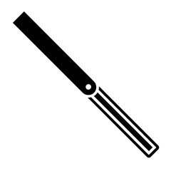 pipette glyph icon
