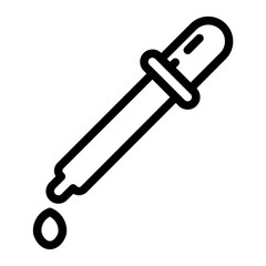 drop pipette_2 line icon