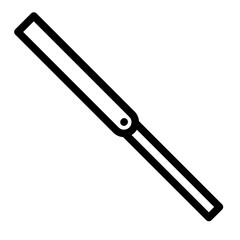 pipette line icon