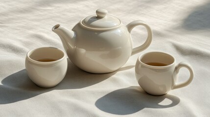 Fototapeta premium Vintage Porcelain Tea Set