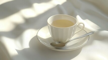 Fototapeta premium Minimalist Tea Still Life