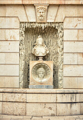 A sculpture in The Casa del Labrador, a neoclassical palace in Aranjuez, Spain